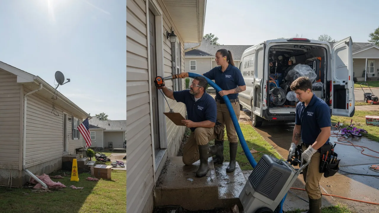 Ceiling Water Damage Restoration in Martin, SD near me